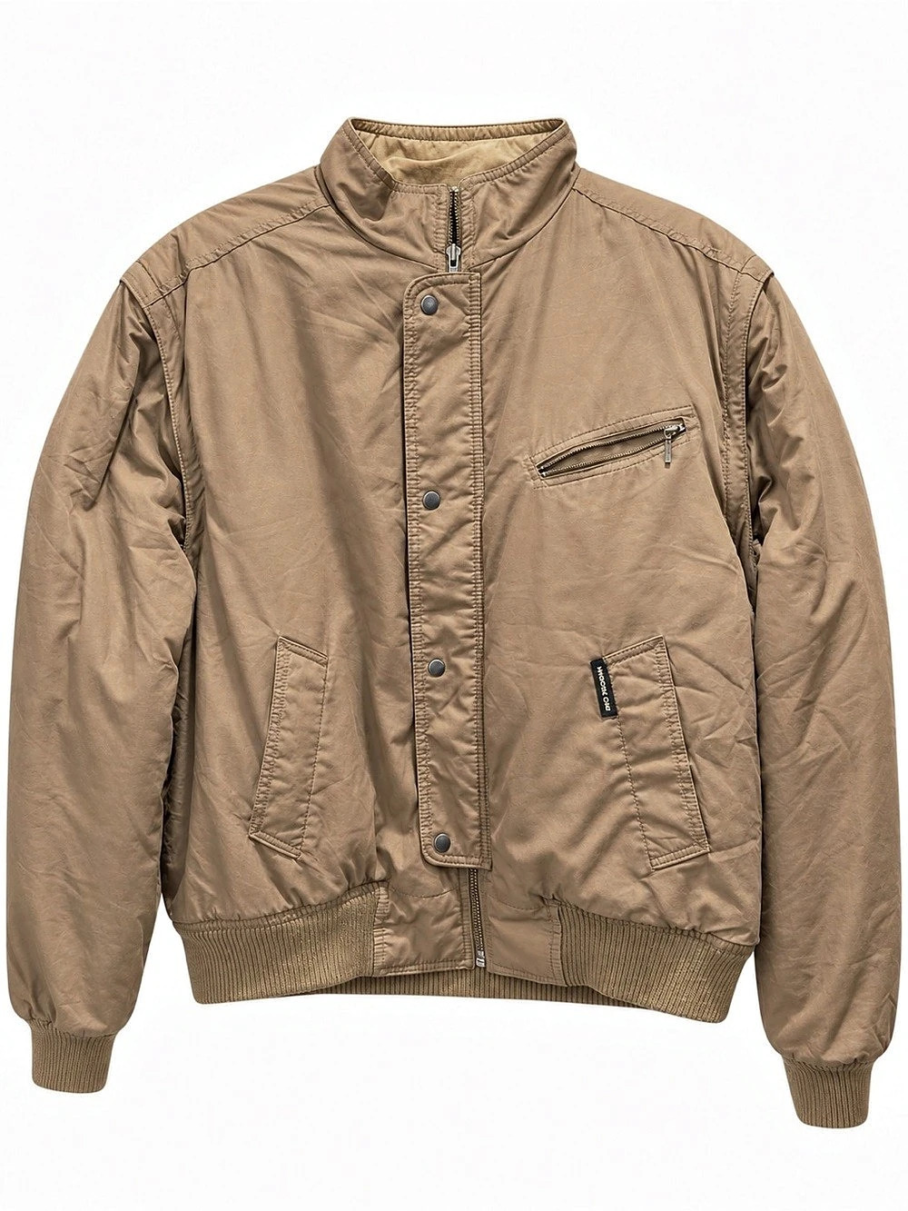 Members Only Men's Brown Bomber Jacket Like New 44